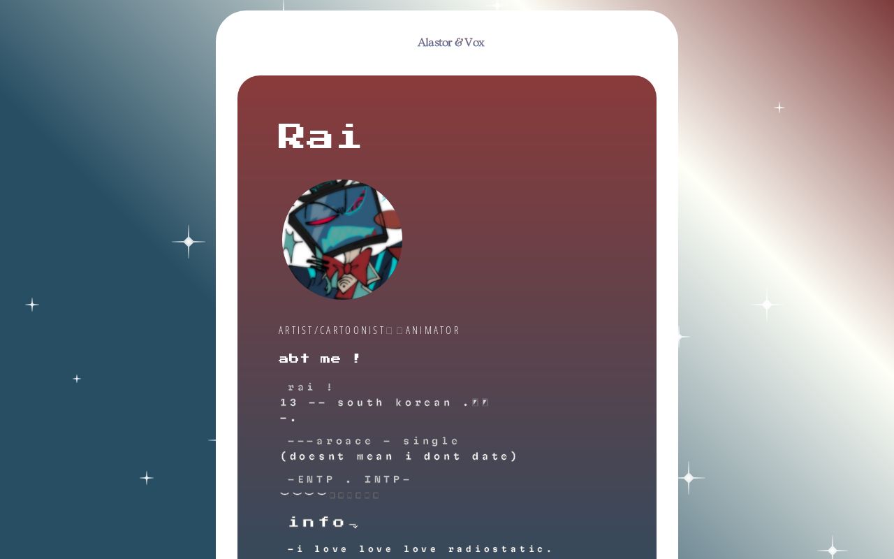 Carrd profile picture for @raivo